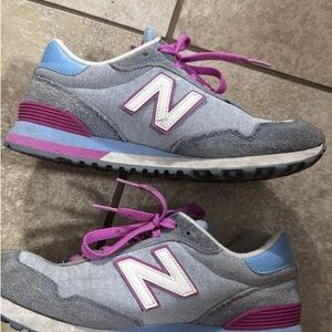 New Balance Women's Sneakers in Gray and Purple